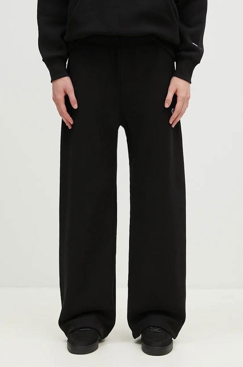 Joggingbukser Champion Straight Hem Pants Sort | 220712