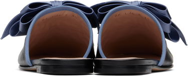 Skopleje Valentino Valentino Garavani Beauregard Slip-On Loafers with Floral Embroidery and Bow Detail Sort | 6W2S0LJ4RHP, 1