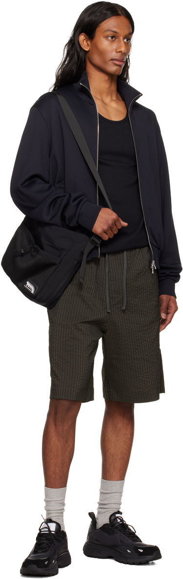 Skuldertaske MAISON KITSUNÉ Maison Kitsuné Flash Fox Messenger Bag Sort | NM05172WQ4034, 3