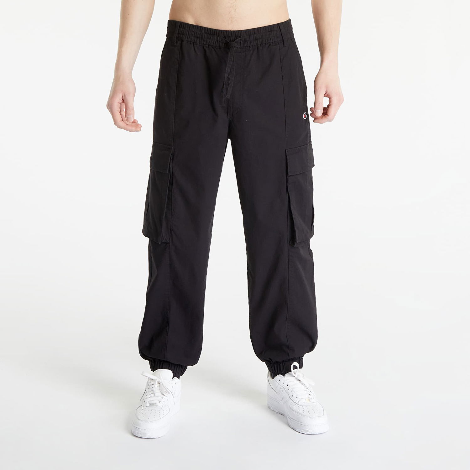 Cargo bukser Champion Elastic Cuff Cargo Pant Sort | 218739 CHA KK001, 0