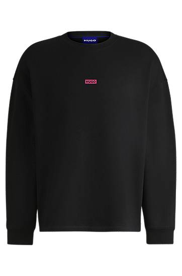 Sweater BOSS HUGO Logo Sweatshirt Sort | 50510732, 0