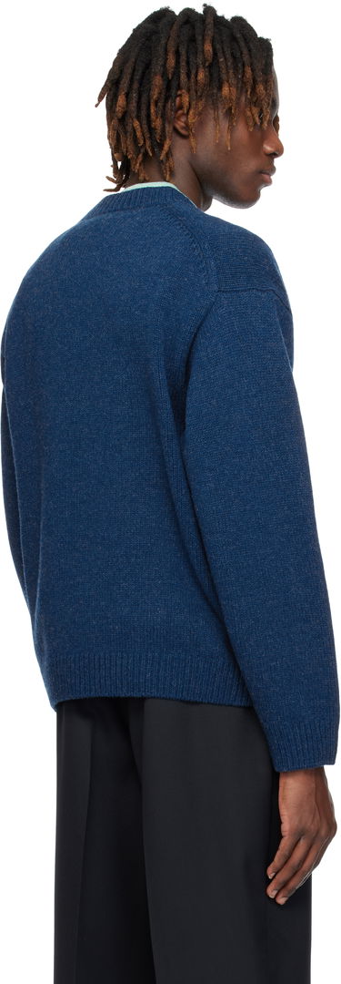 Sweater KENZO Kenzo Paris 'KENZO Dragonfly' Embroidered Wool Sweater Blå | FF55PU7163CA, 2