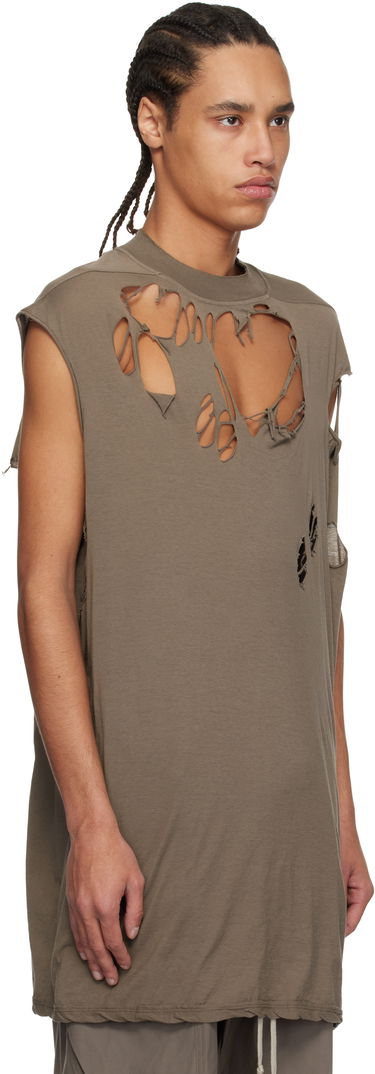 Tanktop Rick Owens Rick Owens DRKSHDW Hollywood Tarp Sleeveless T-Shirt Brun | DU01E3158 BHDSD, 1