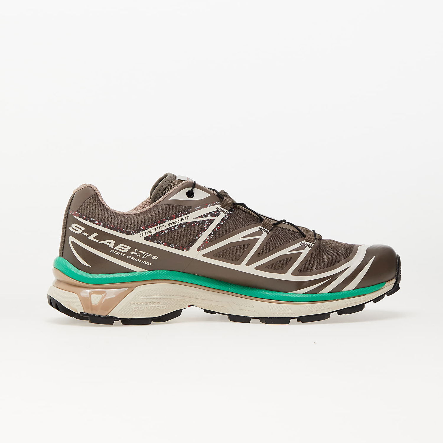 Sneakers og sko Salomon XT-6 MINDFUL 2 "Falcon/ Almond Milk/ Bright Green" Brun | L47312000, 1