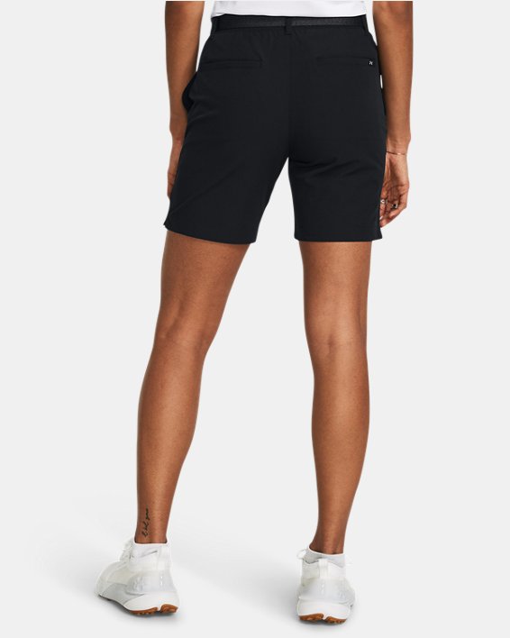 Shorts Under Armour Drive Shorts (18 cm) für Damen Schwarz / Halo Grau 14 Sort | 1383616-001, 1