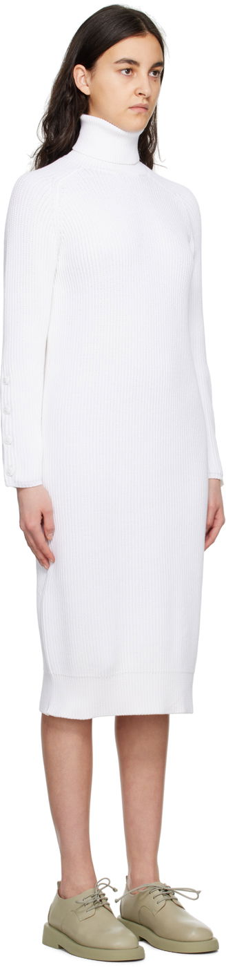 Kjole Max Mara Turtleneck Midi Dress Hvid | 2313210131600 13210131, 1