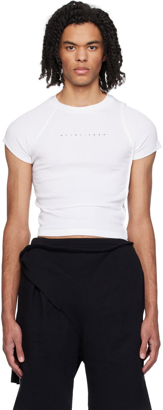 T-shirt Ottolinger Ottolinger Deconstructed T-Shirt Hvid | 407204