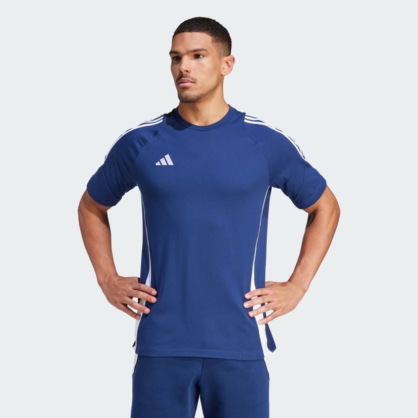 T-shirt adidas Performance Tiro 24 Sweat Mørkeblå | IR9347
