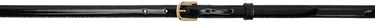 Bælter TOTEME TOTEME Thin Patent-Leather Trouser Belt Sort | 244-WAM877-LE0091, 0