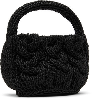 Håndtaske JW Anderson JW Anderson Small Cable Knit Bag Sort | HB0712-LA0365, 2