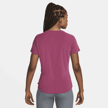 T-shirt Nike Dri-FIT One Luxe T-Shirt Lyserød | dd0618-653, 3