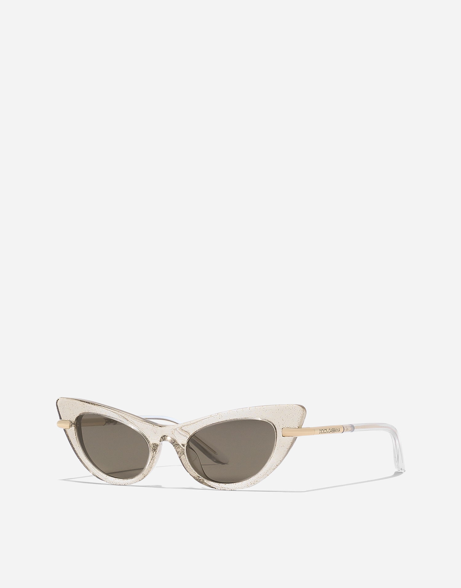 Solbriller Dolce & Gabbana Dolce & Gabbana Mini Me Glitter Cat-Eye Sunglasses Beige | VG400PVP35A9V000, 1