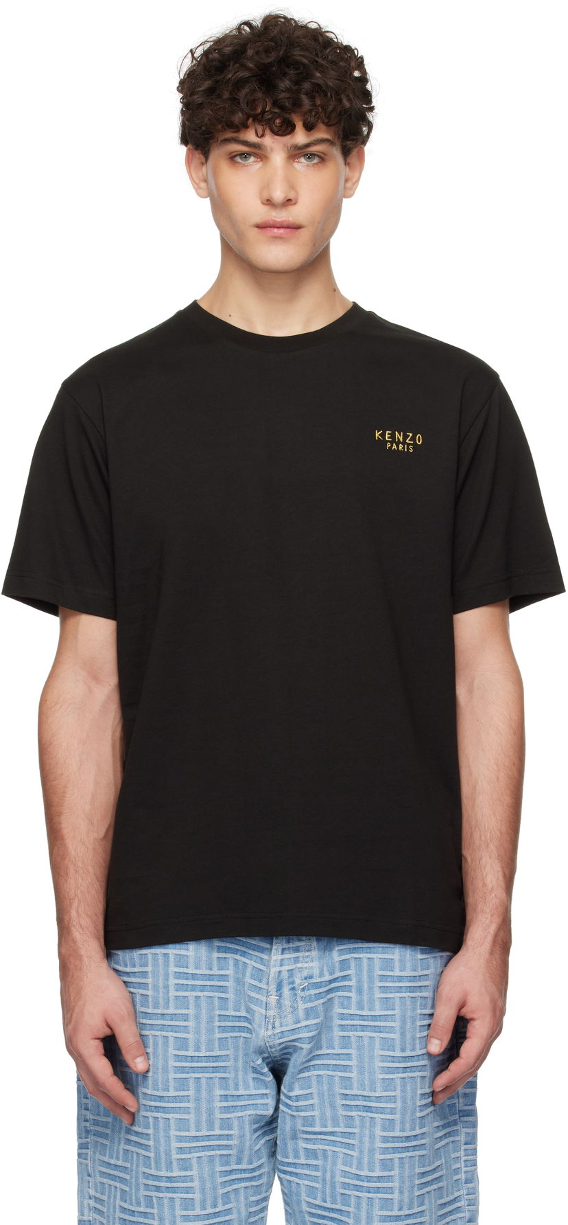 T-shirt KENZO Paris 'Year Of The Snake' Black T-Shirt Sort | FF55TS4884SG