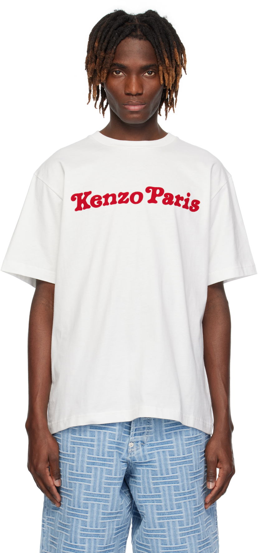 T-shirt KENZO Kenzo Paris VERDY Edition Oversized T-Shirt Hvid | FF55TS5474SG