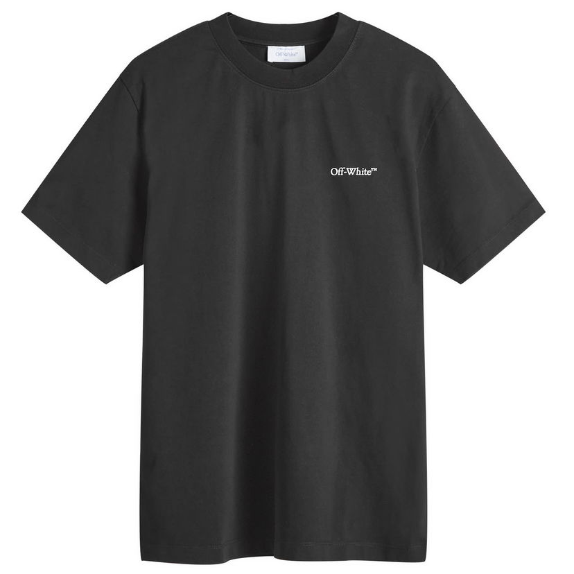 T-shirt Off-White Windy Arrow Slim T-Shirt Sort | OMAA027F24JER0041001