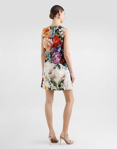 Kjole Dolce & Gabbana Dolce & Gabbana Flower Bouquet-Print A-Line Dress Flerfarvet | F6TZSTFSRQUHA5PC, 2