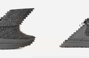 Sneakers og sko UGG Classic Mini Cabelle Knit Boot Grå | 1174578-MNGRY, 0