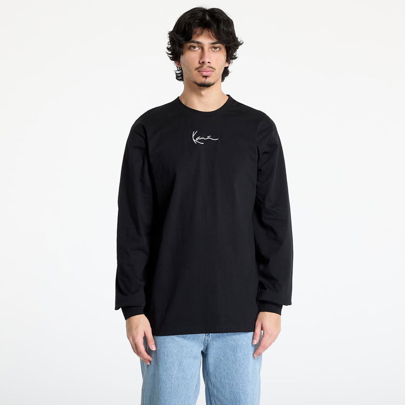 T-shirt Karl Kani Karl Kani Small Signature Long Sleeve T-Shirt Sort | 6024463