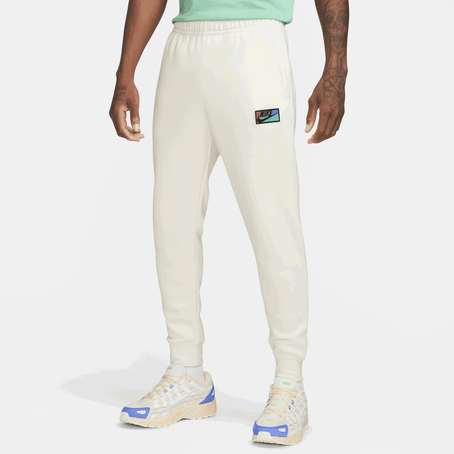 Joggingbukser Nike Club Fleece Sweatpants Hvid | FB8437-113, 0