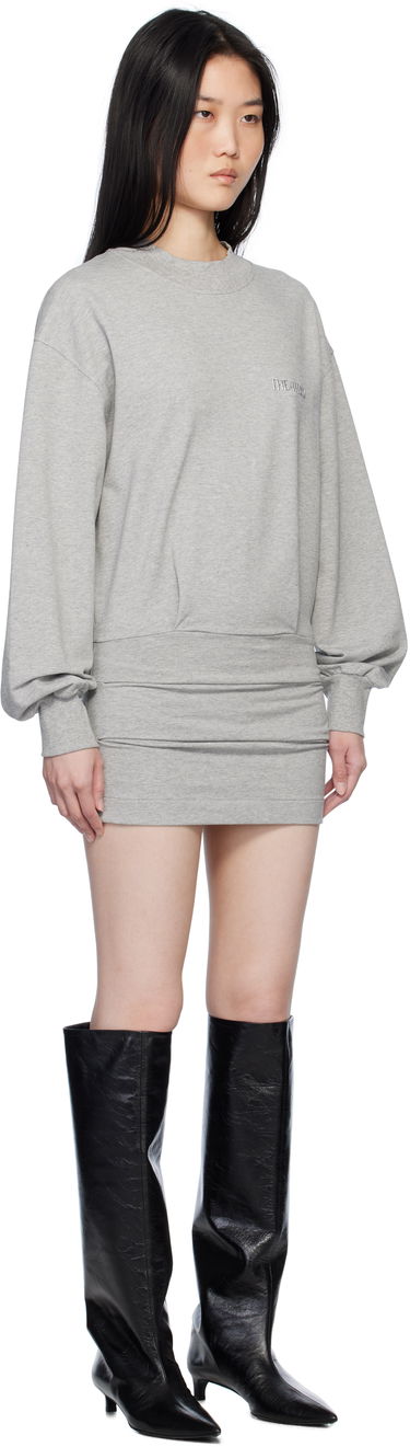 Kjole The Attico The Attico Sweater Mini Dress Grå | 250WCA00393 JJF006AA, 1