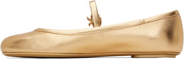 Sneakers og sko Gianvito Rossi Rossi Carla Ballerina Flats Metalisk | G22223-05GOM-NSW, 2