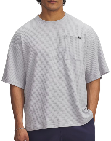 T-shirt Under Armour Rival Waffle Crew Neck Pocket T-Shirt Grå | 1383106-011, 0