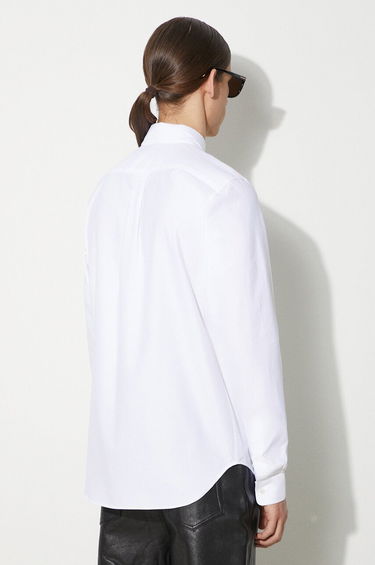 Skjorte MAISON KITSUNÉ Maison Kitsuné Mini Fox Head Classic BD Shirt - Regular Fit Button-Down Hvid | MM00413WC2010, 2