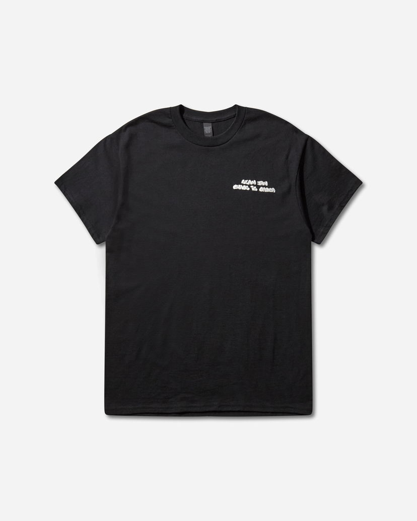 T-shirt Slam Jam Andre Thompson T-Shirt with SLAM JAM CHAOS IS ORDER Print Sort | SJANDRETEE1 BLK