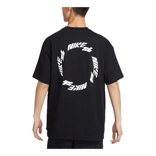 T-shirt Nike SB SB Wheel Graphic T-Shirt Sort | FB8143-010
