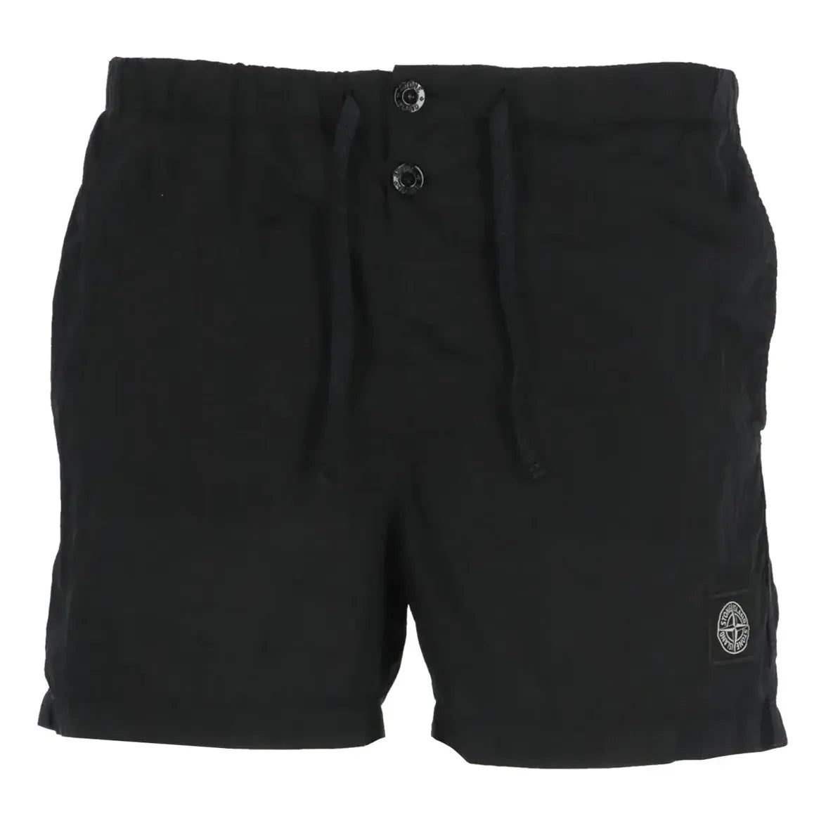 Shorts Stone Island SLogo Patch Drawstring Shorts Sort | 1015B0643-A0020, 0