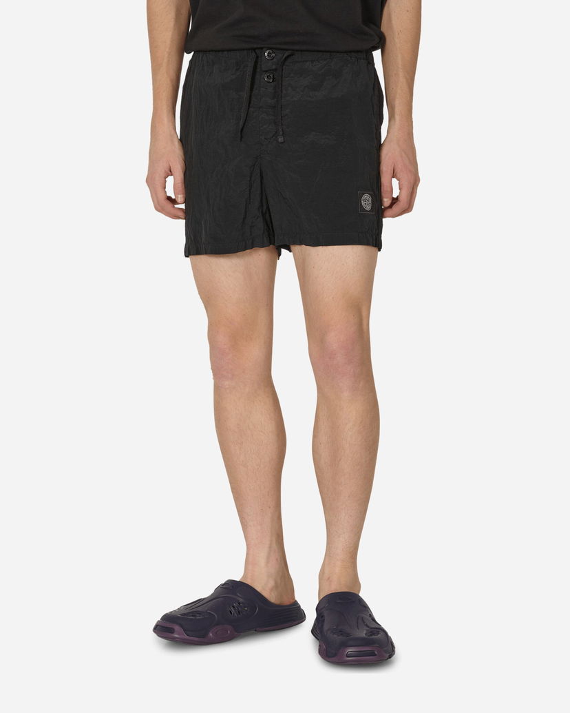 Badetøj Stone Island Nylon Metal Swim Shorts Sort | 8015B0643 A0029