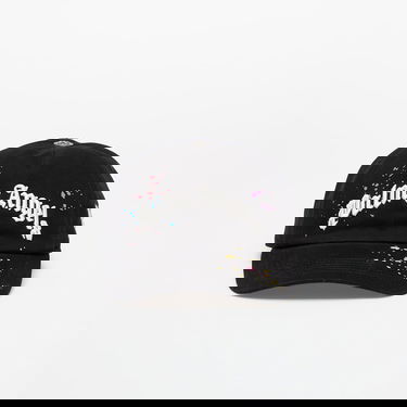 Kasket Palm Angels Palm Angels Curved Logo Painted Cap Sort | PMLB104F25FAB0011084, 0