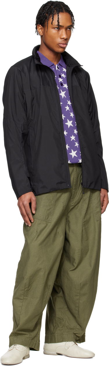Vindjakke Needles NEEDLES Wind Jacket Sort | QV377, 3