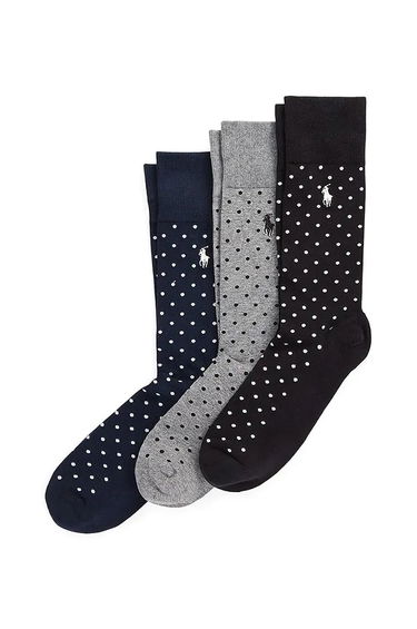 Sokker Polo by Ralph Lauren 3 Pack Dotted Socks Flerfarvet | 449958852, 0