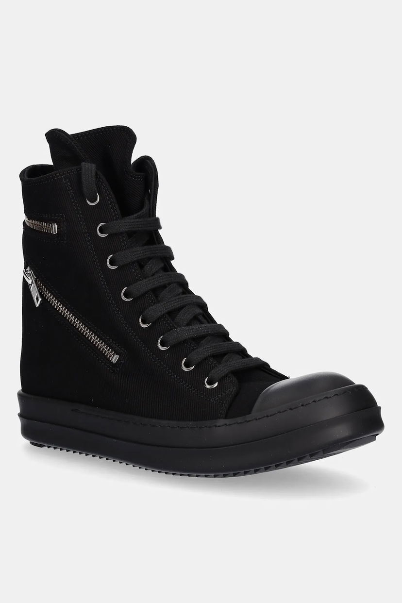 Sneakers og sko Rick Owens Rick Owens DRKSHDW Cargo High-Top Sort | DS02E7808.DO