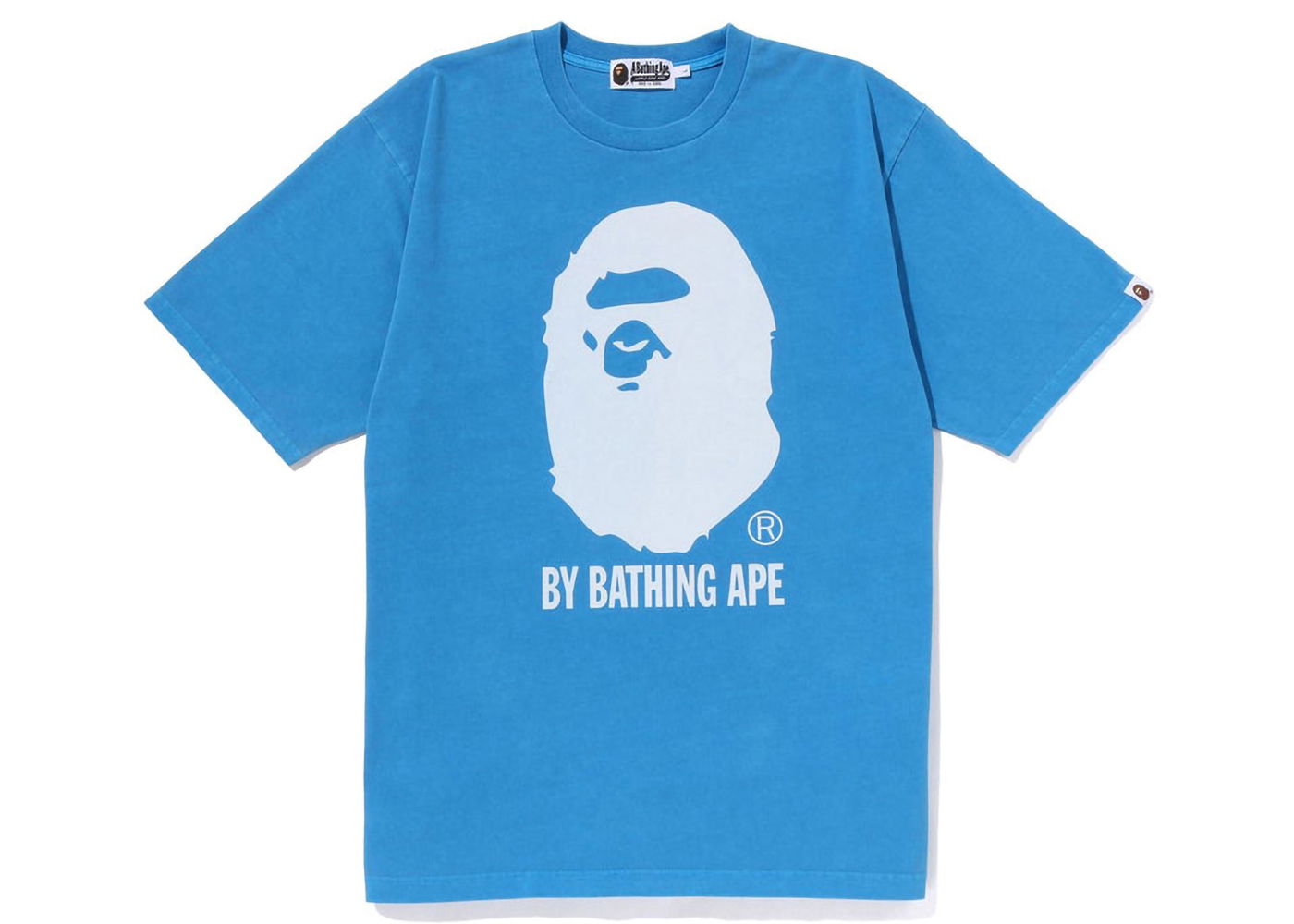 T-shirt BAPE Overdye By Bathing Ape Relaxed Fit Tee Blå | 1J30-109-024, 0