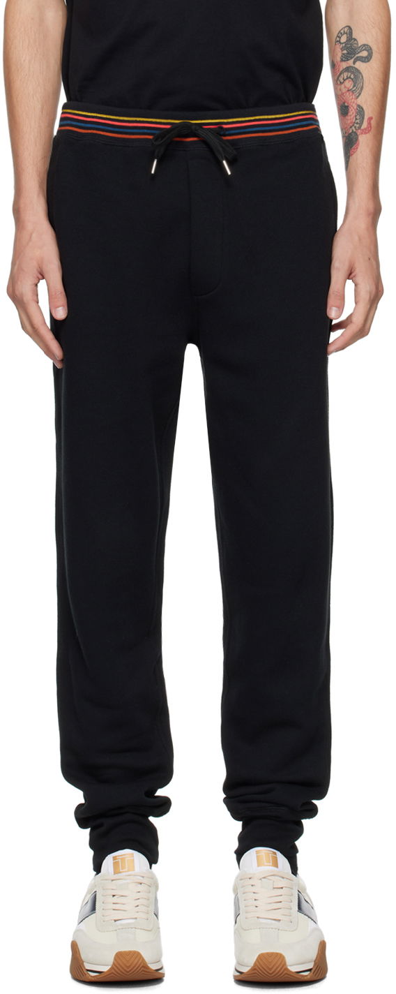 Joggingbukser Paul Smith Paul Smith Artist Stripe Sweatpants Sort | M1A-373M-AU807-79