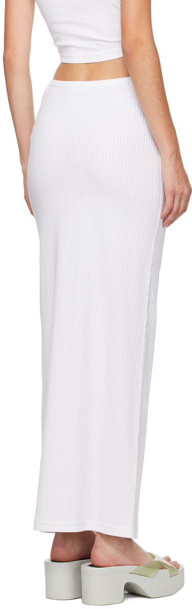 Nederdel Alexander Wang Alexander Wang Cutout Maxi Skirt Hvid | 4CC1245057, 2