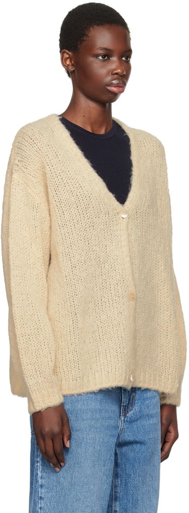 Sweater Max Mara Max Mara Women's Arduino Knit Cardigan Beige | 2425346011600, 1