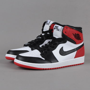 Sneakers og sko Jordan Air Jordan 1 Retro High OG "Black Toe" Hvid | 555088-184, 1