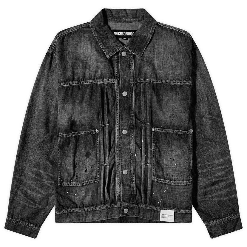 Jakke Neighborhood Washed Sort | 241SPNH-JKM04-BK