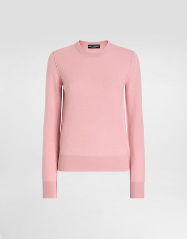 Sweater Dolce & Gabbana Dolce & Gabbana Cashmere Sweater With Inside-out Seams Lyserød | FXX48TJBW0BF0473, 0