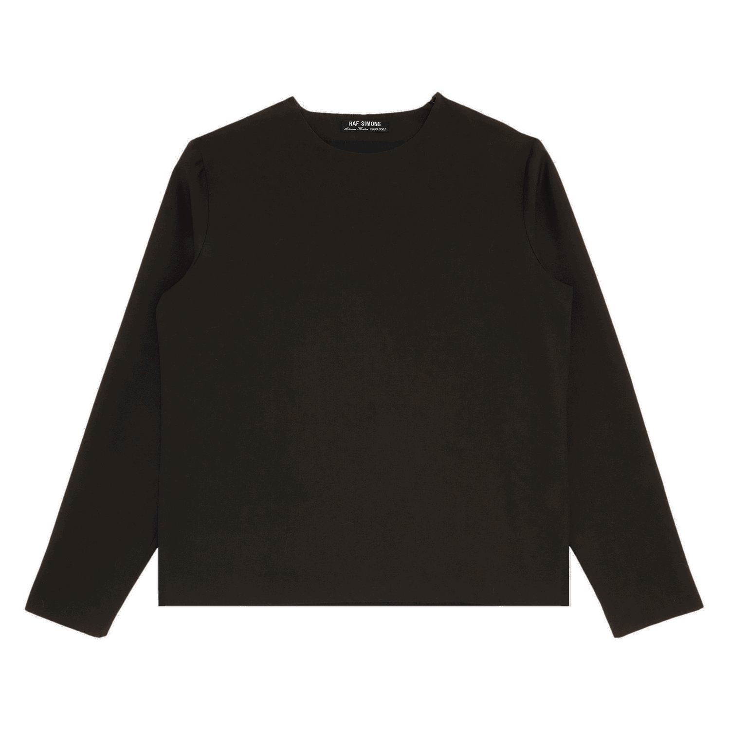 T-shirt RAF SIMONS Vintage Laser Cut Suit Long-Sleeve Top Sort | 0459 1FW000103LCSLS BLAC, 0