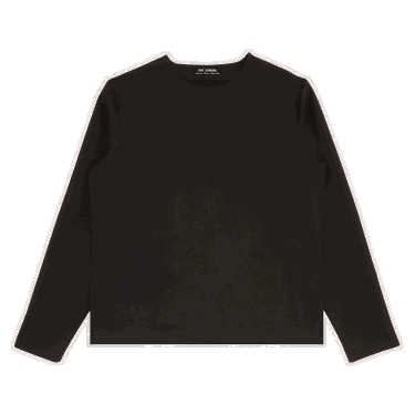 T-shirt RAF SIMONS Vintage Laser Cut Suit Long-Sleeve Top Sort | 0459 1FW000103LCSLS BLAC, 0