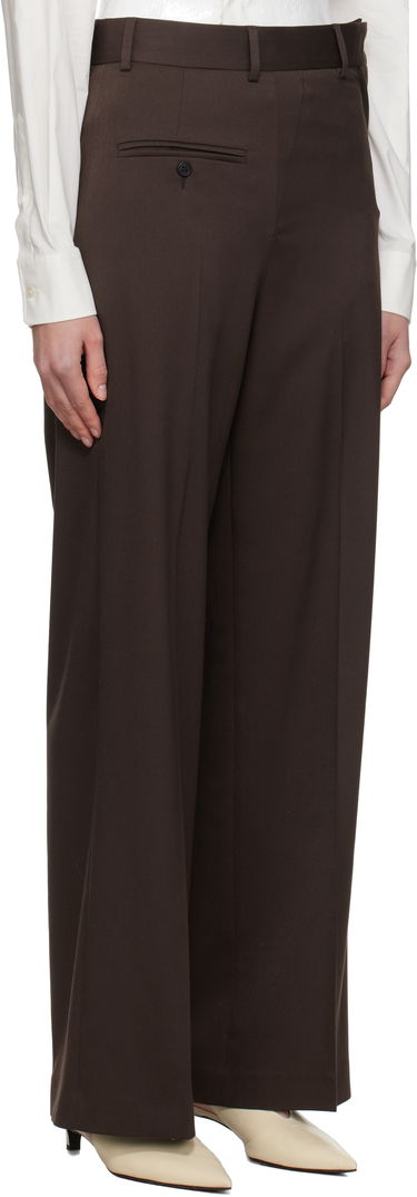 Bukser Maison Margiela MM6 Maison Margiela Twist Wool Blend Trousers Sort | S52KA0516 S47848, 4