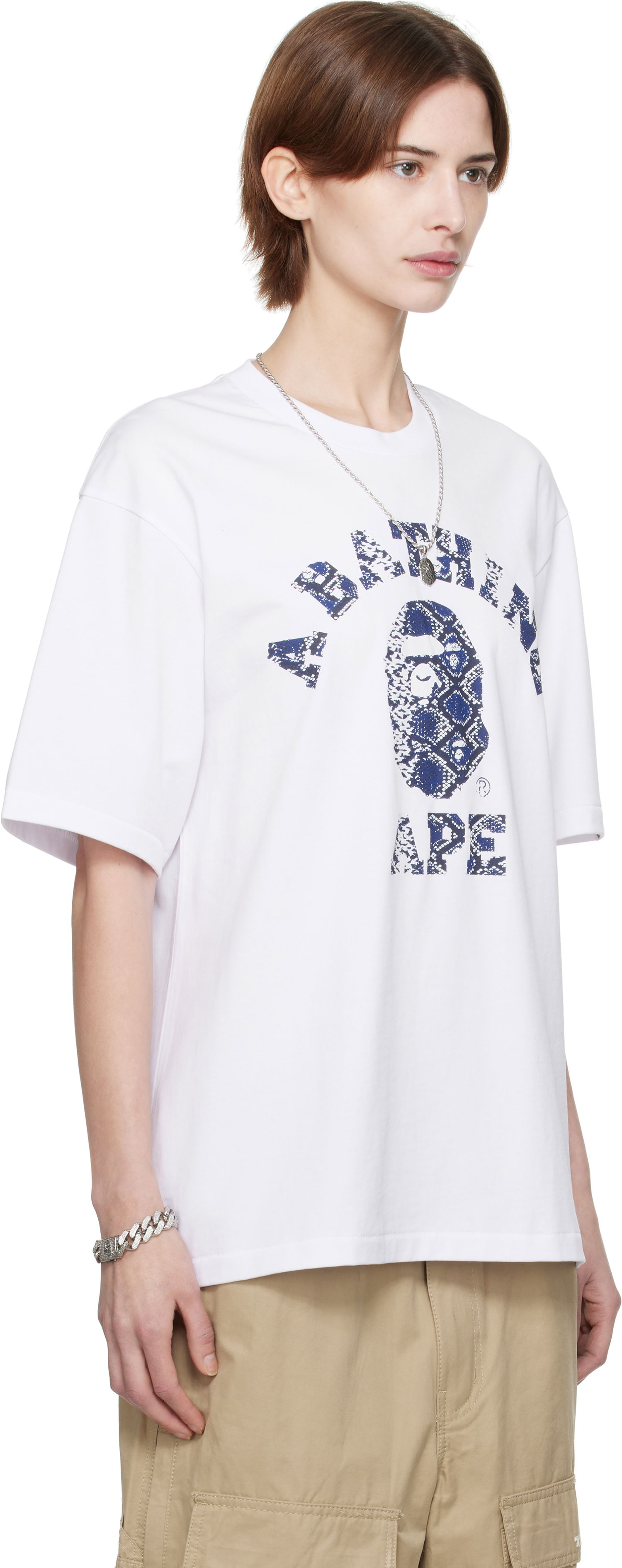 T-shirt BAPE A Bathing Ape Exclusive Printed T-Shirt Hvid | Tee, 1