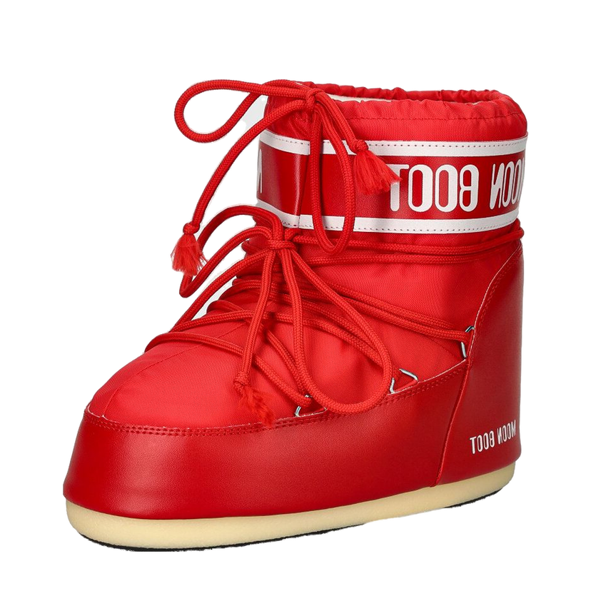 Sneakers og sko Moon Boot MB ICON LOW NYLON Boots Rød | 80D1409340.D001