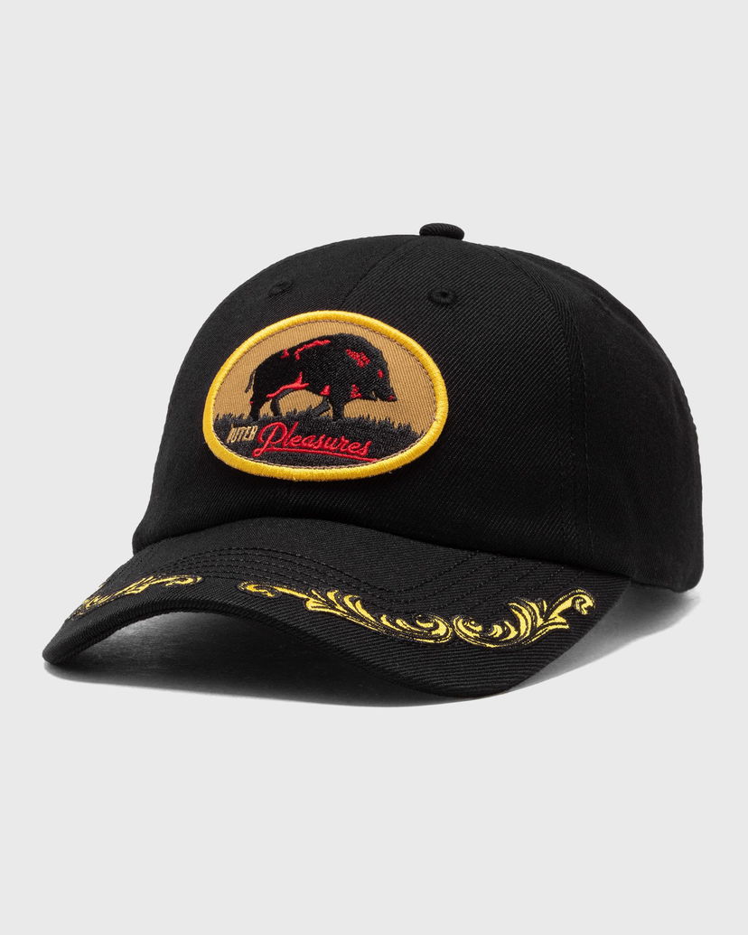 Kasket Pleasures Iuter Daniele Baseball Cap Sort | P24IU013-BLACK
