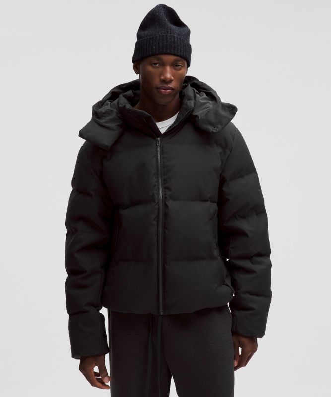 Puffer jakke lululemon Always Down Technical Hooded Puffer Jacket Sort | prod20005807, 0