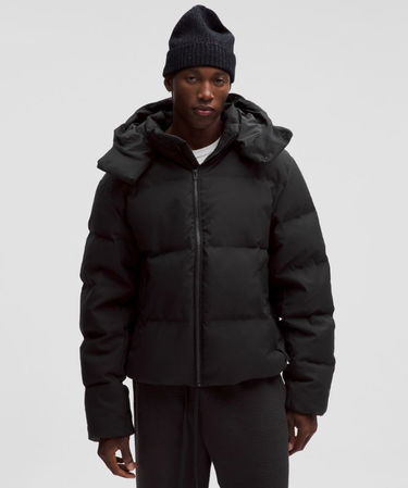Puffer jakke lululemon Always Down Technical Hooded Puffer Jacket Sort | prod20005807, 0